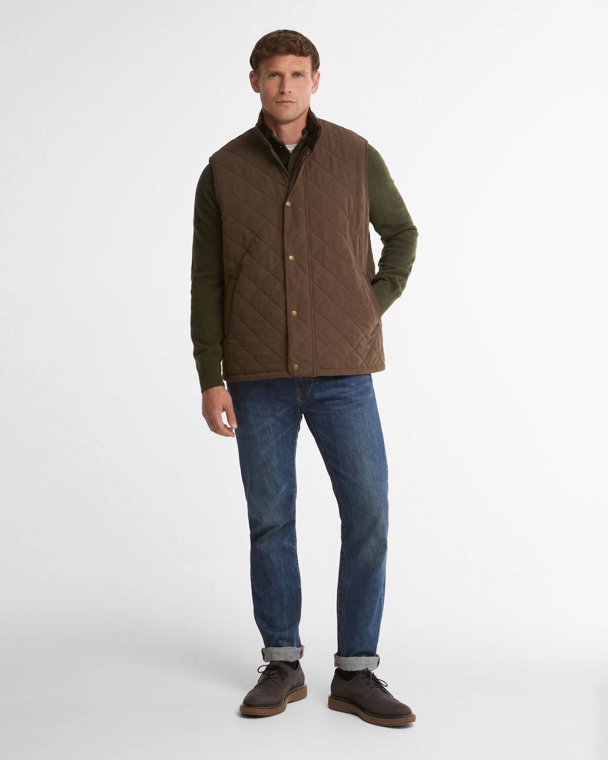 Barbour Rosley Gilet Dark Olive MGI0334 ol71