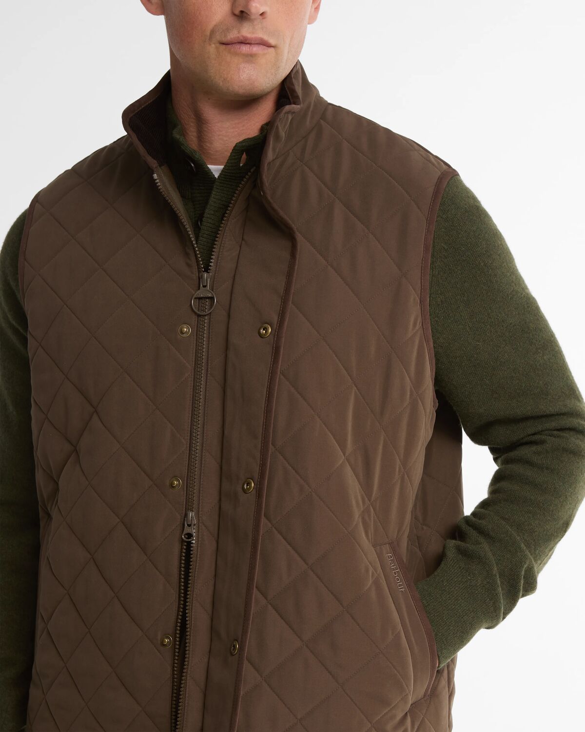 Barbour Rosley Gilet Dark Olive MGI0334 ol71