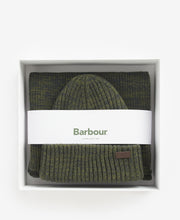 Load image into Gallery viewer, Barbour | Hat &amp; Scarf Giftset in Olive | MGS0019 OL71