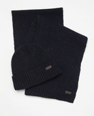 Barbour Navy Fleck Carlton Set mgs0047 ny31