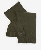 Barbour Olive Fleck Carlton Set mgs0047 ol31