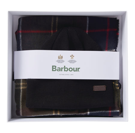 Barbour | Swinton & Galingale Set in Classic Tartan & Navy | mgs0079 tn11