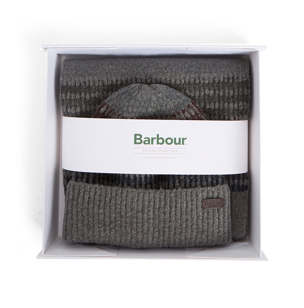 Barbour Beanie Scarf Set mgs0089 tn38