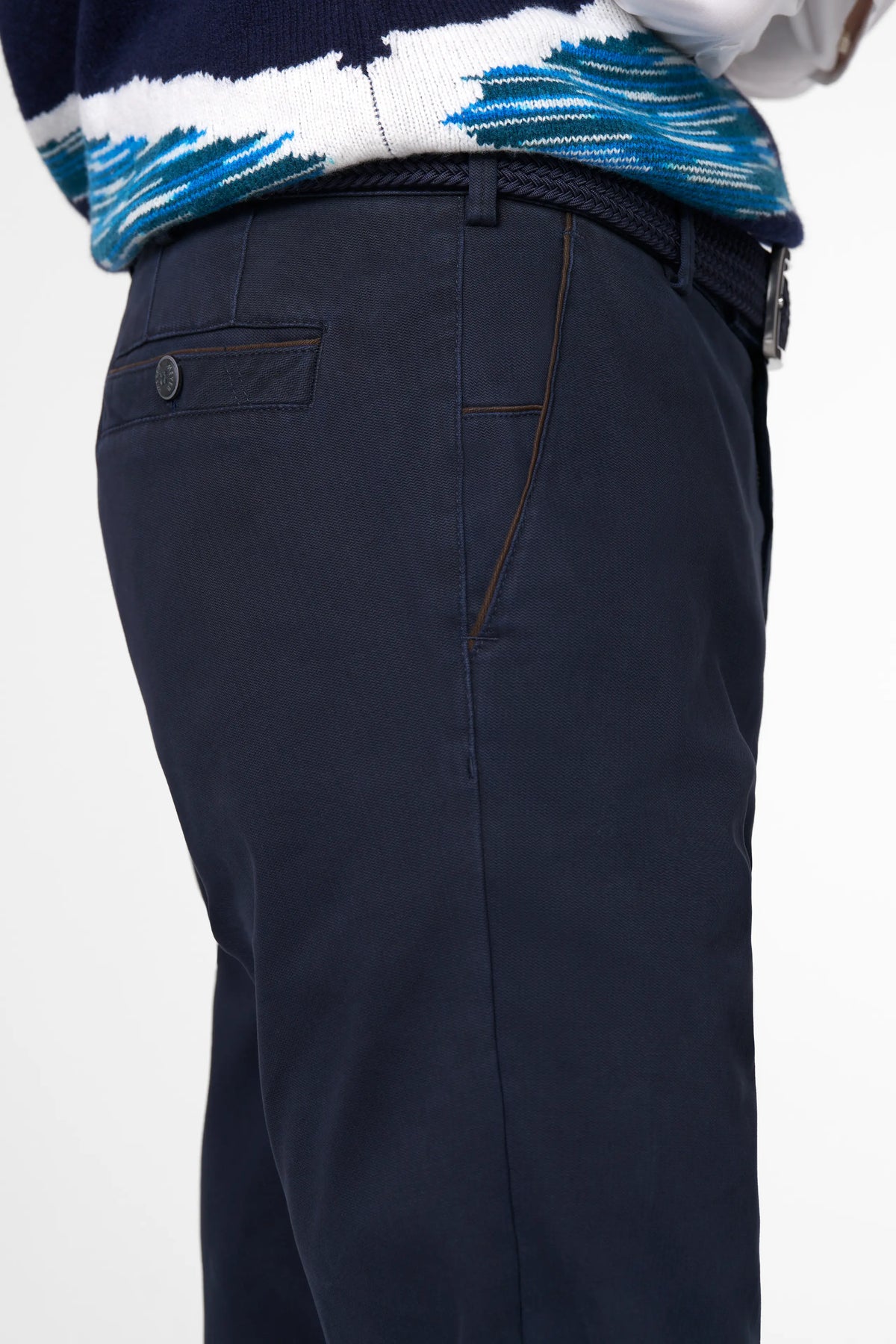 Meyer New York Navy Chinos 5617 18