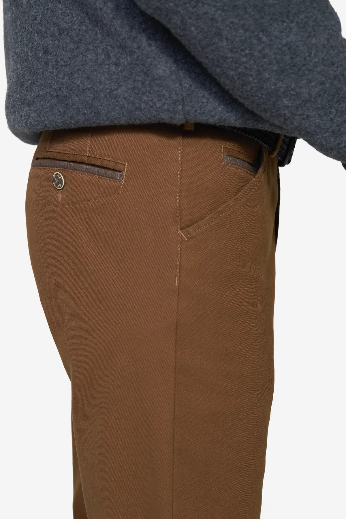 Meyer Chicago Caramel Brown Chinos 5627 45