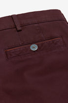 Meyer New York Burgundy Dark Red Chinos 5617 956