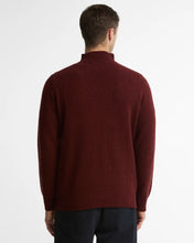 Load image into Gallery viewer, Barbour Plum Red Lambswool Zip Jumper mkn0339 BR57