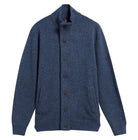 Barbour Lambswool Cardigan Blue MKN0731 IN72