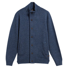 Load image into Gallery viewer, Barbour Lambswool Cardigan Blue MKN0731 IN72