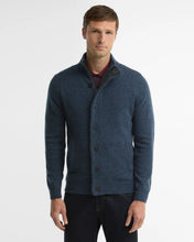 Load image into Gallery viewer, Barbour Lambswool Cardigan Blue MKN0731 IN72