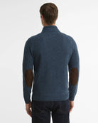 Barbour Lambswool Cardigan Blue MKN0731 IN72