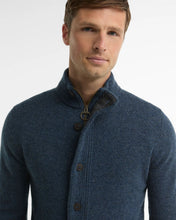 Load image into Gallery viewer, Barbour Lambswool Cardigan Blue MKN0731 IN72