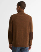 Barbour Lambswool Cardigan Bracken Rust MKN0731 or51