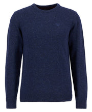 Load image into Gallery viewer, Barbour Tisbury Deep Blue Fleck Crew Knit mkn0844 bl91