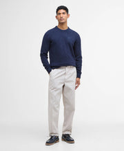 Load image into Gallery viewer, Barbour Tisbury Deep Blue Fleck Crew Knit mkn0844 bl91