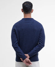 Load image into Gallery viewer, Barbour Tisbury Deep Blue Fleck Crew Knit mkn0844 bl91