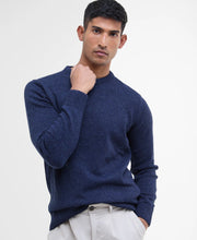 Load image into Gallery viewer, Barbour Tisbury Deep Blue Fleck Crew Knit mkn0844 bl91