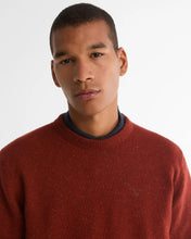 Load image into Gallery viewer, Barbour Tisbury Brique Red Fleck Crew Knit mkn0844 BR57