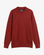 Load image into Gallery viewer, Barbour Tisbury Brique Red Fleck Crew Knit mkn0844 BR57