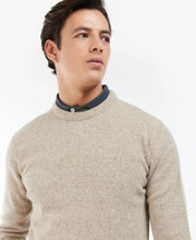 Load image into Gallery viewer, Barbour Tisbury Stone Beige Fleck Crew Knit mkn0844 st51