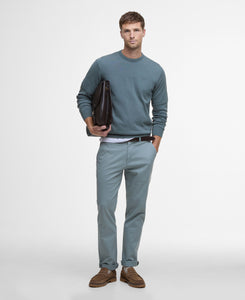 Barbour Crew Knit in Vintage Teal mkn0932 te31