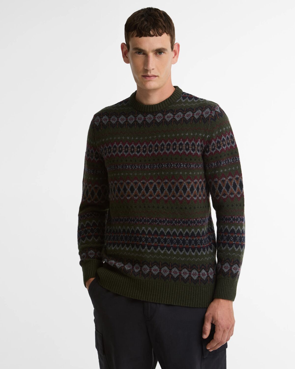 Barbour Fairisle Knit MKN1027 CH91