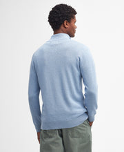 Load image into Gallery viewer, Barbour Zip Knit Sky Blue MKN1074 bl14