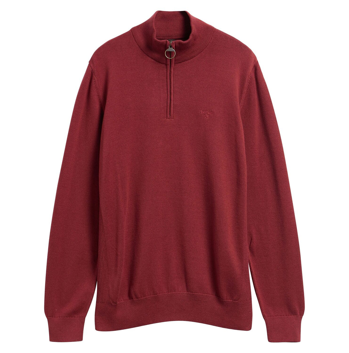 Barbour Zip Jumper Russet Orange MKN1074 BR57