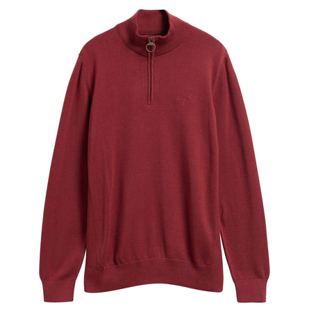 Barbour Zip Jumper Russet Orange MKN1074 BR57