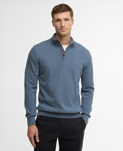 Load image into Gallery viewer, Barbour Dusk Blue Zip Jumper MKN1074 BU18