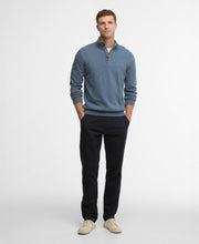 Load image into Gallery viewer, Barbour Dusk Blue Zip Jumper MKN1074 BU18