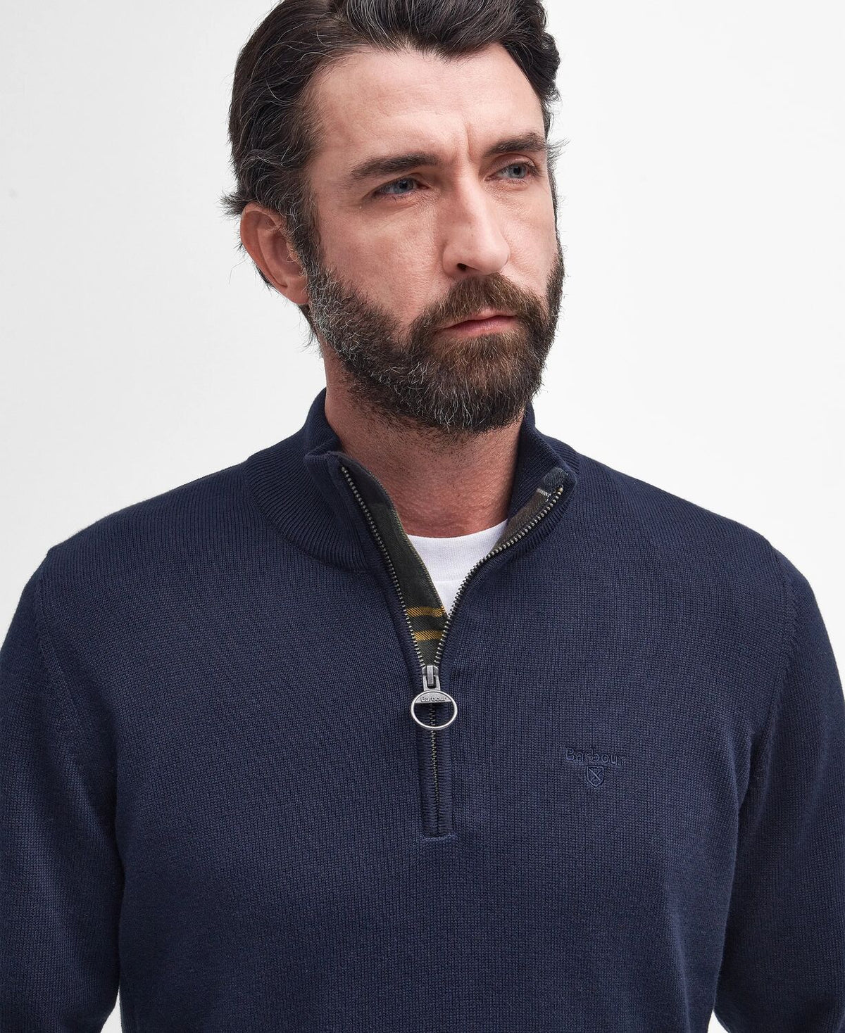 Barbour Zip Jumper Navy MKN1074 ny91