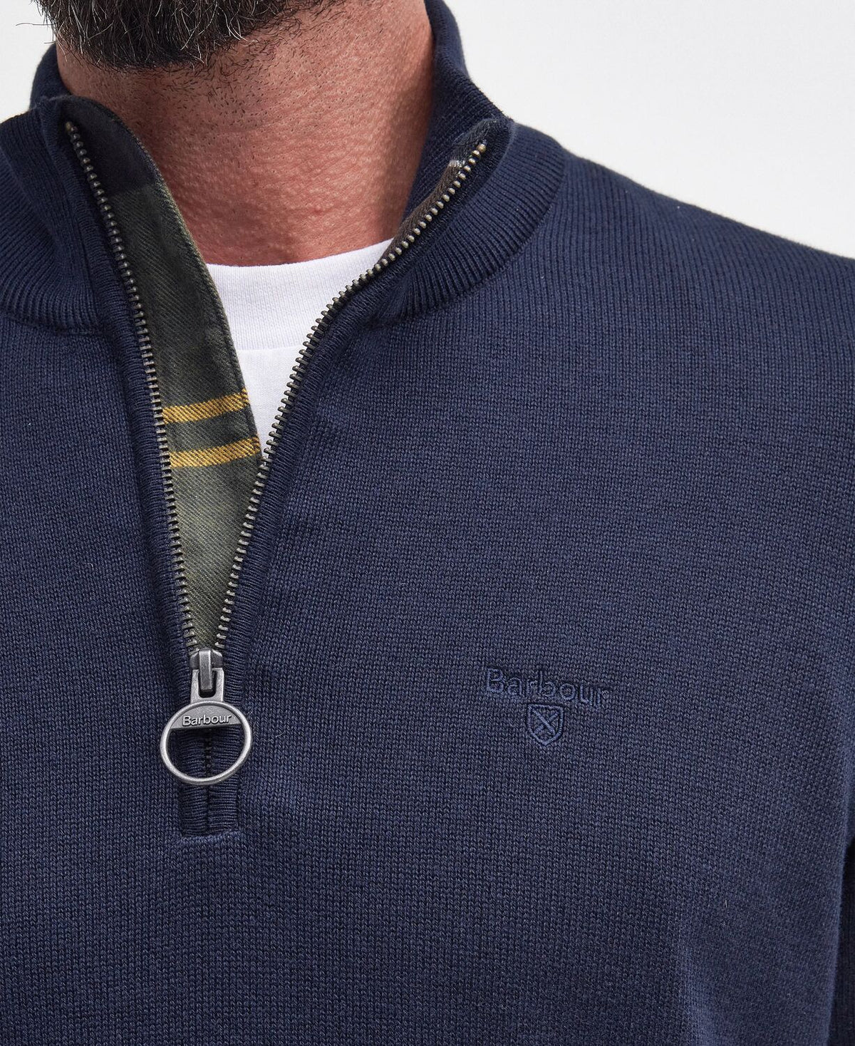 Barbour Zip Jumper Navy MKN1074 ny91