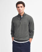 Barbour Zip Jumper Olive Green MKN1074 ol91