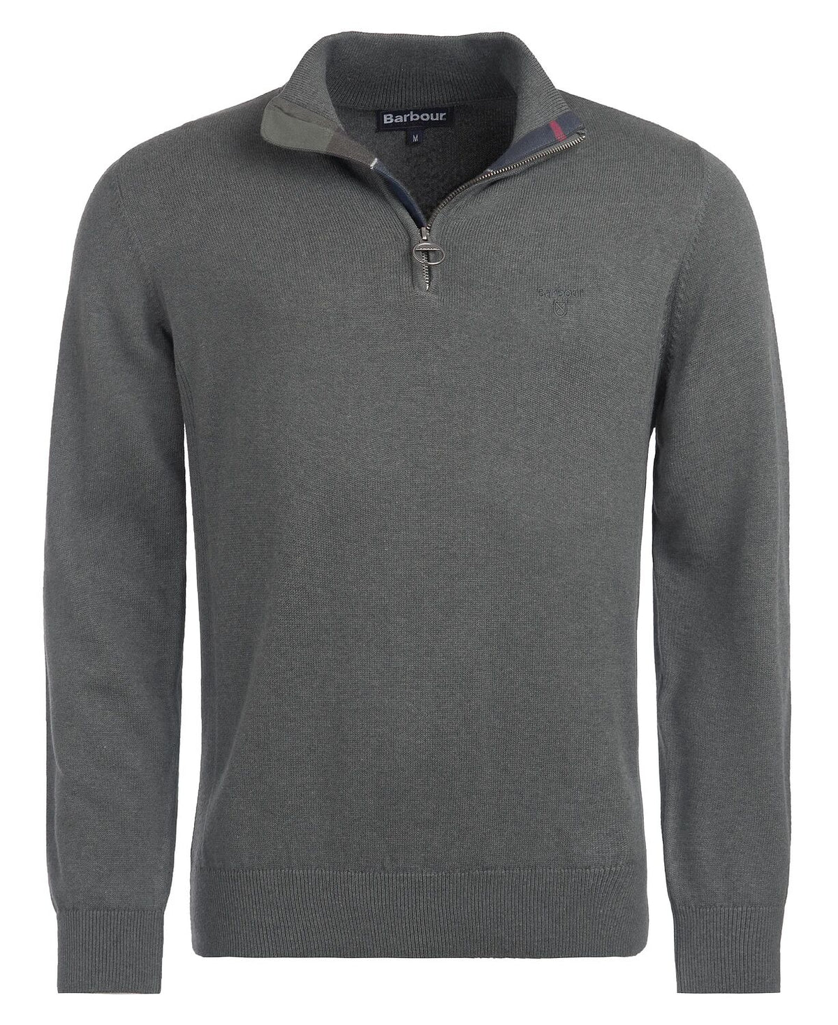 Barbour Zip Jumper Olive Green MKN1074 ol91