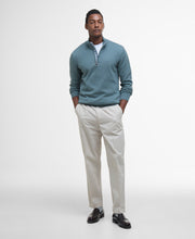 Load image into Gallery viewer, Barbour Teal Zip Jumper MKN1074 te31
