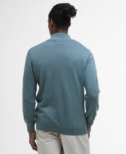 Load image into Gallery viewer, Barbour Teal Zip Jumper MKN1074 te31