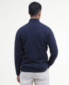 Barbour Navy Fleck Tisbury Zip mkn1187 ny91
