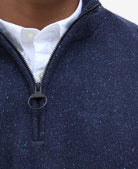 Barbour Navy Fleck Tisbury Zip mkn1187 ny91