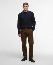 Load image into Gallery viewer, Barbour Lowfen Crew Cable Knit Navy MKN1679 ny91