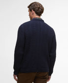 Barbour Lowfen Crew Cable Knit Navy MKN1679 ny91