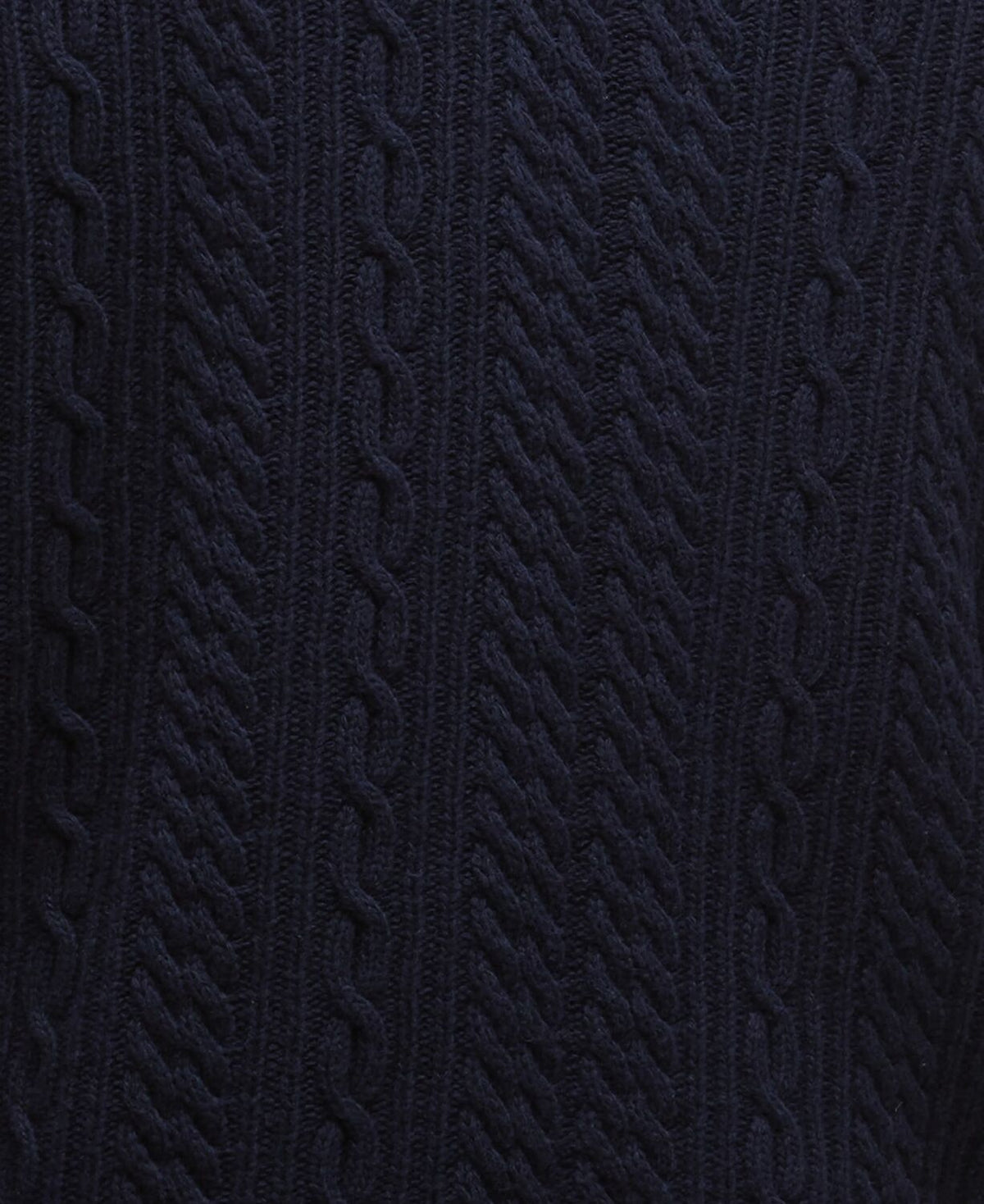 Barbour Lowfen Crew Cable Knit Navy MKN1679 ny91