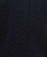 Load image into Gallery viewer, Barbour Lowfen Crew Cable Knit Navy MKN1679 ny91