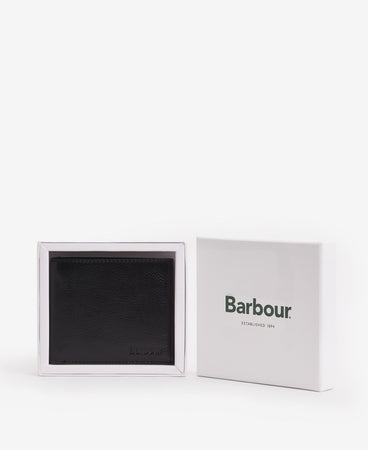 Barbour Black Wallet mlg0002 bk52