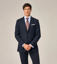 Load image into Gallery viewer, Skopes | Country Check Jacket in Navy Herringbone with Burgundy Check | mm4684
