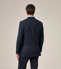 Load image into Gallery viewer, Skopes | Country Check Jacket in Navy Herringbone with Burgundy Check | mm4684