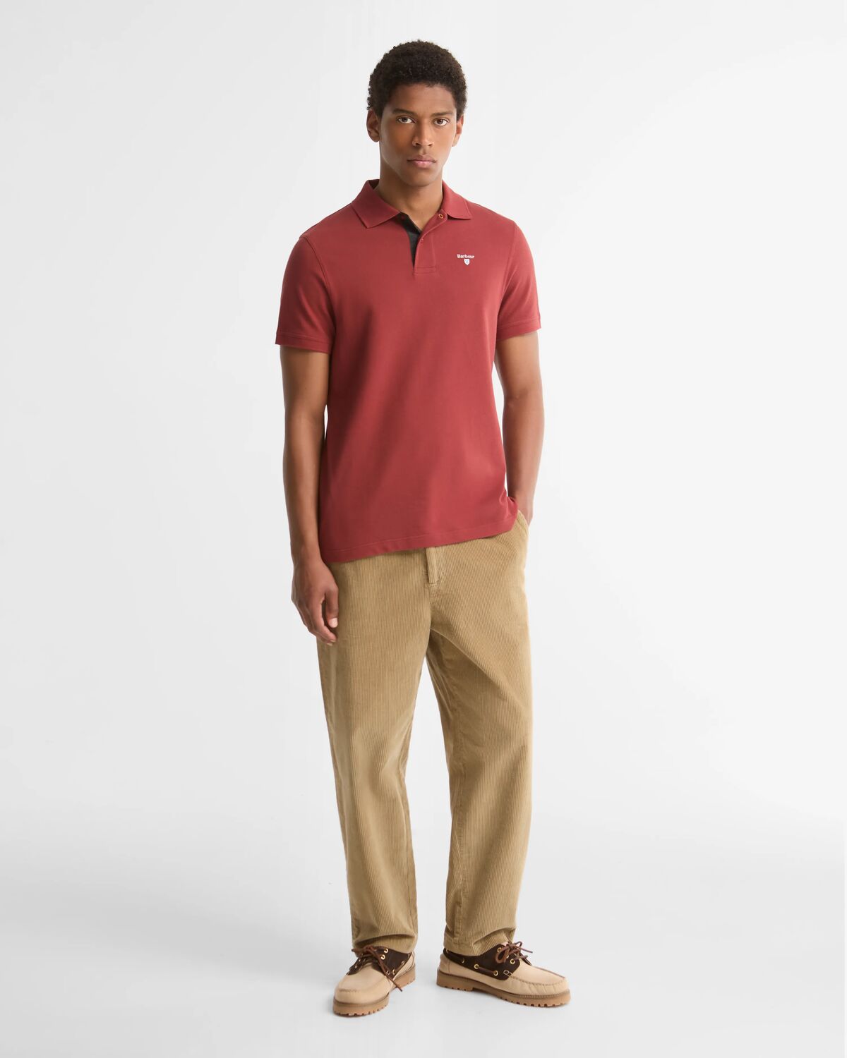 Barbour Russet Tartan Polo Shirt MML0012 BR57