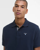 Barbour Navy Tartan Polo Shirt MML0012 ny31