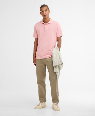 Barbour Tartan Pique Polo Pink MML0012 PI95