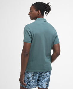 Barbour Tartan Pique in Vintage Teal MML0012 te31